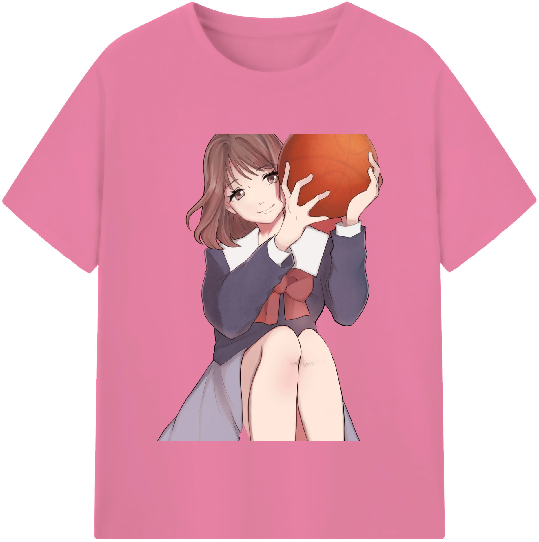SLAM DUNK／スラムダンク 綿100％半袖Tシャツ（フロントプリント）